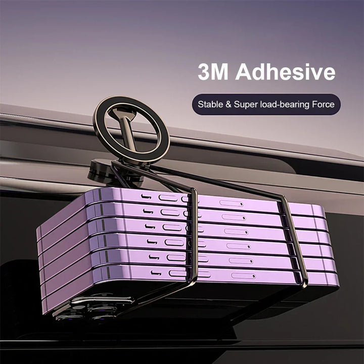360° Foldable Magnetic Phone Holder for the Car - Strong & Adjustable-Nora Luxe