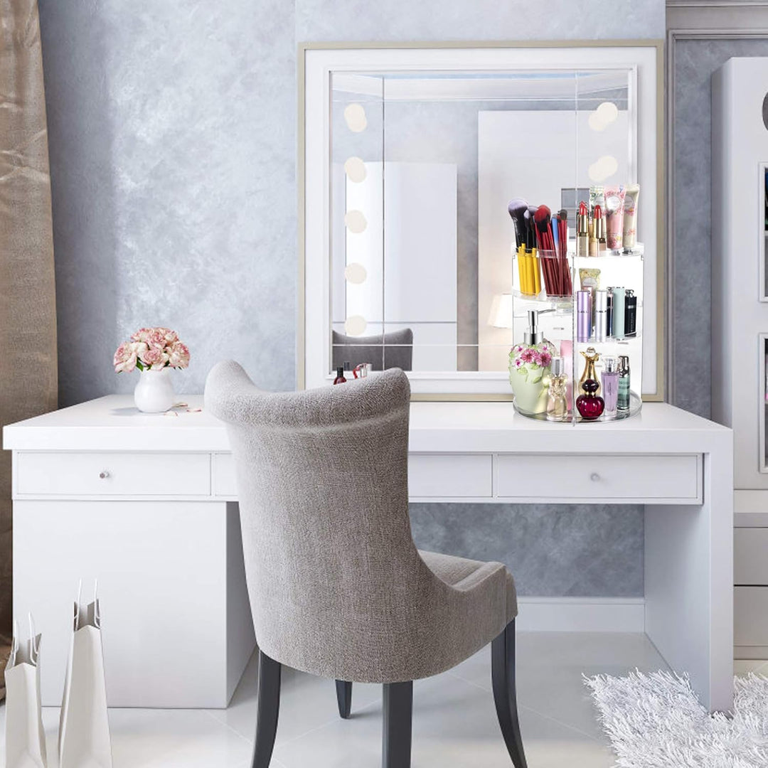 360° Rotatable Makeup Organizer-Nora Luxe