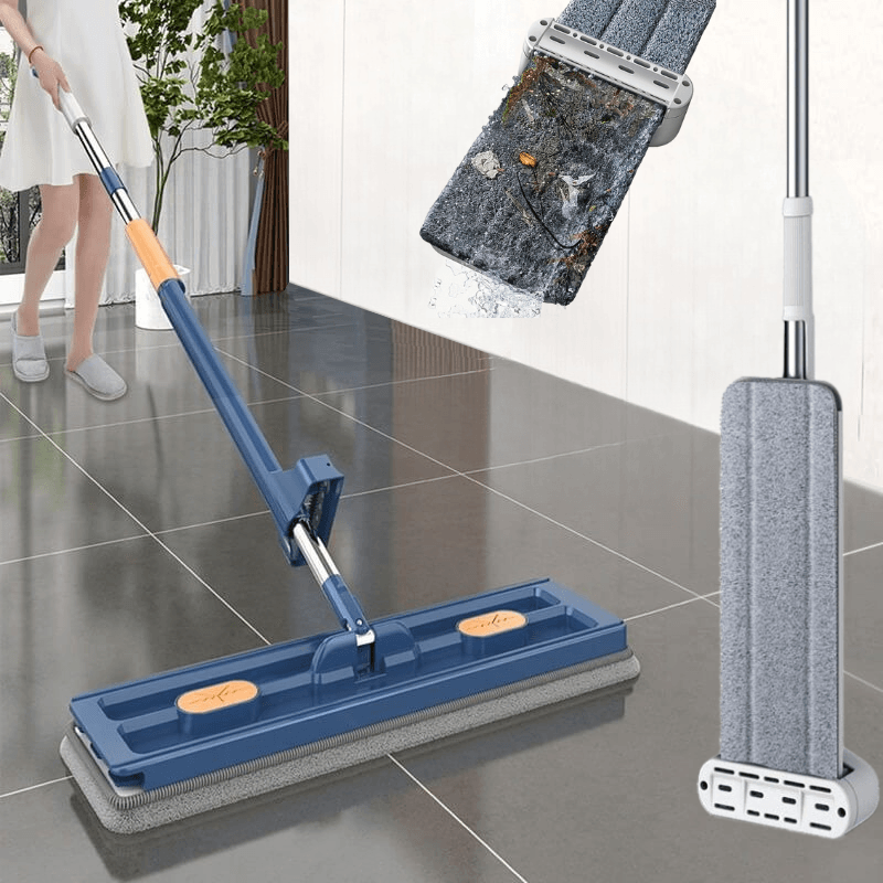 360° Rotatable Mop - FlexiClean-Blue-Nora Luxe