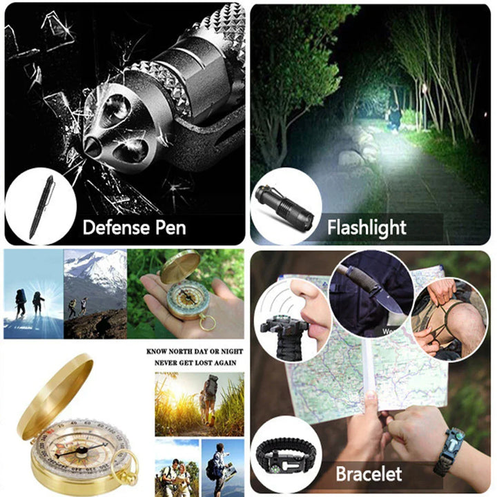 38-in-1 First Aid and Survival Kit - SurvivalAid-Nora Luxe