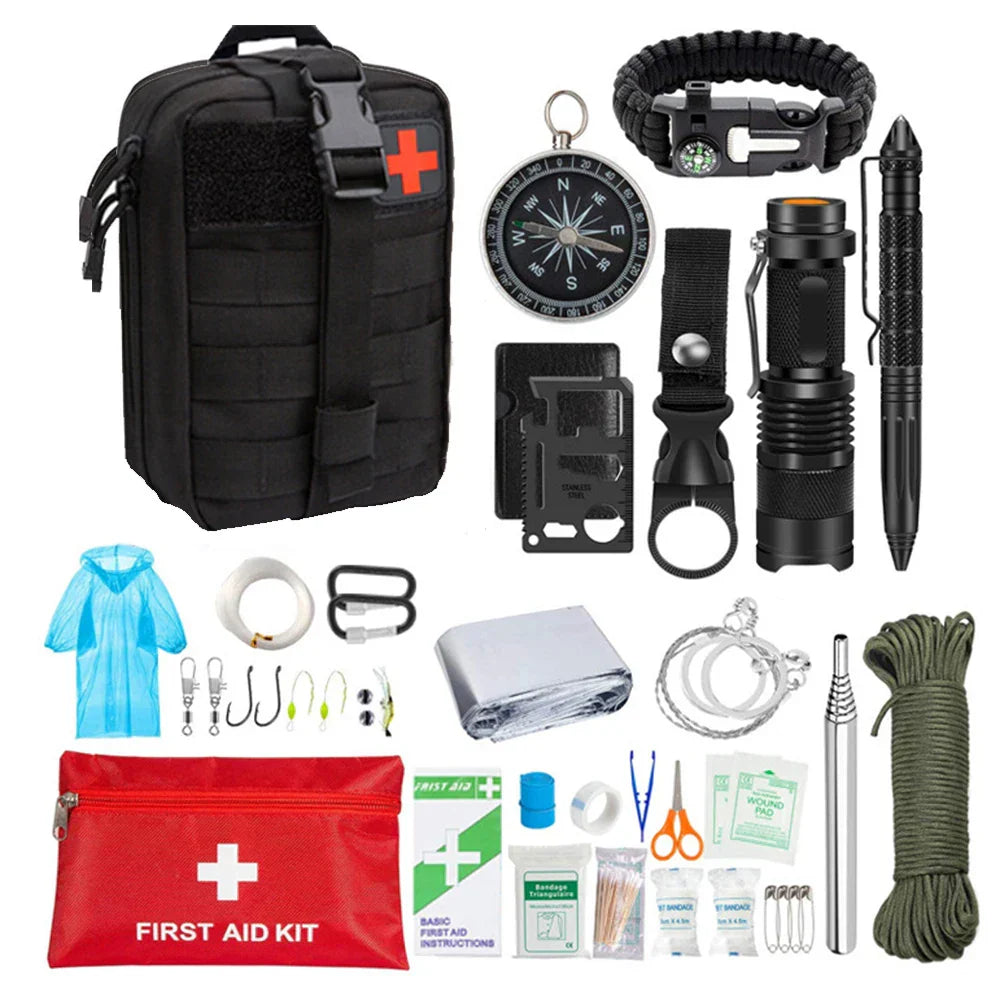 38-in-1 First Aid and Survival Kit - SurvivalAid-Nora Luxe