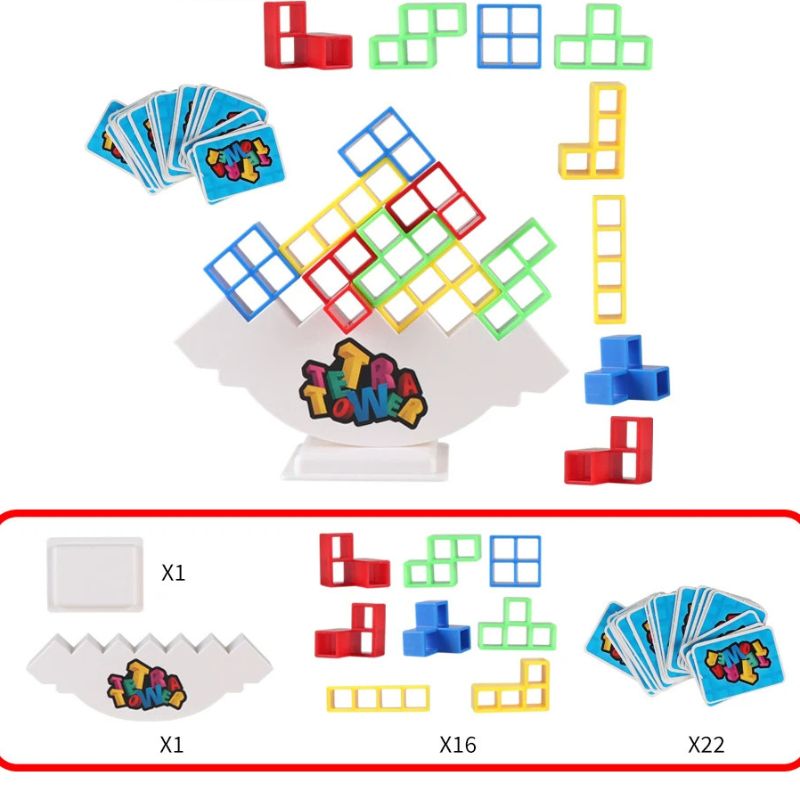 3D Balance Tower - ZenTetra-Nora Luxe