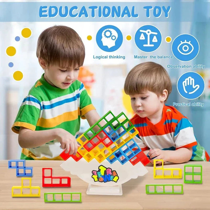 3D Balance Tower - ZenTetra-Nora Luxe