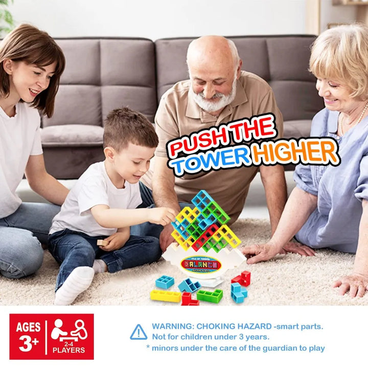 3D Balance Tower - ZenTetra-Nora Luxe