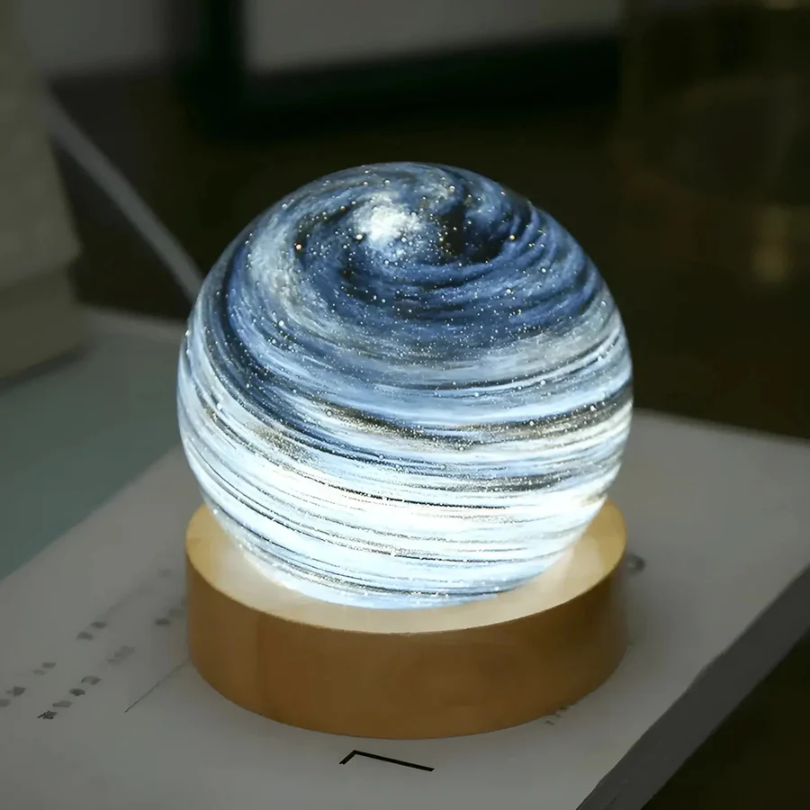 3D Mini Planet Lamp - CosmoSphere-Earth-Nora Luxe