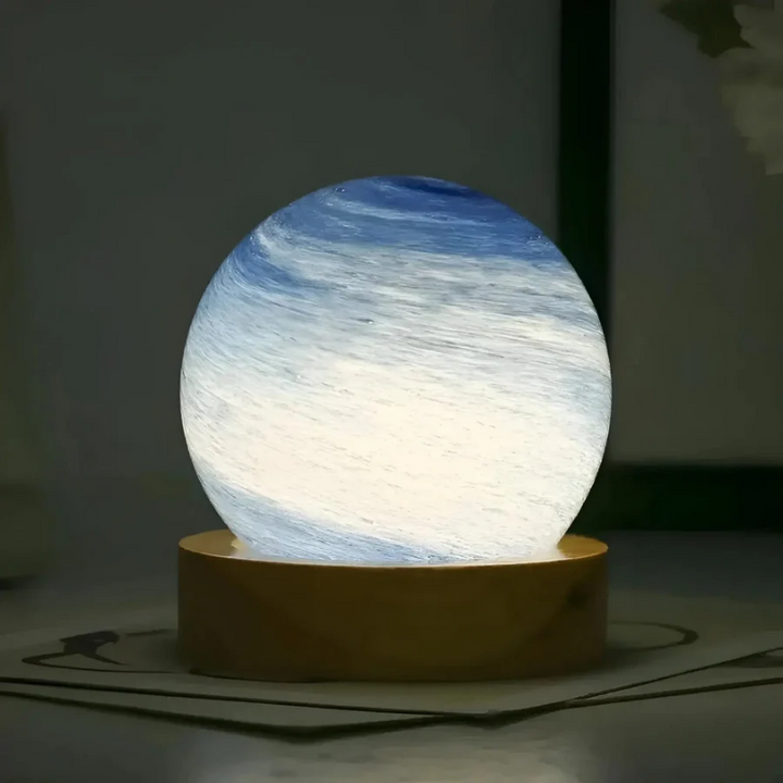 3D Mini Planet Lamp - CosmoSphere-Neptune-Nora Luxe