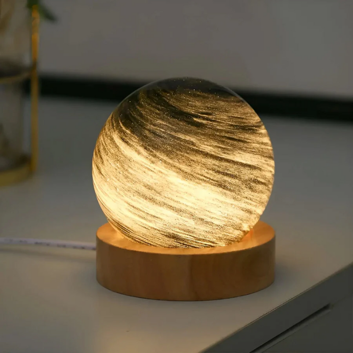 3D Mini Planet Lamp - CosmoSphere-Pluto-Nora Luxe