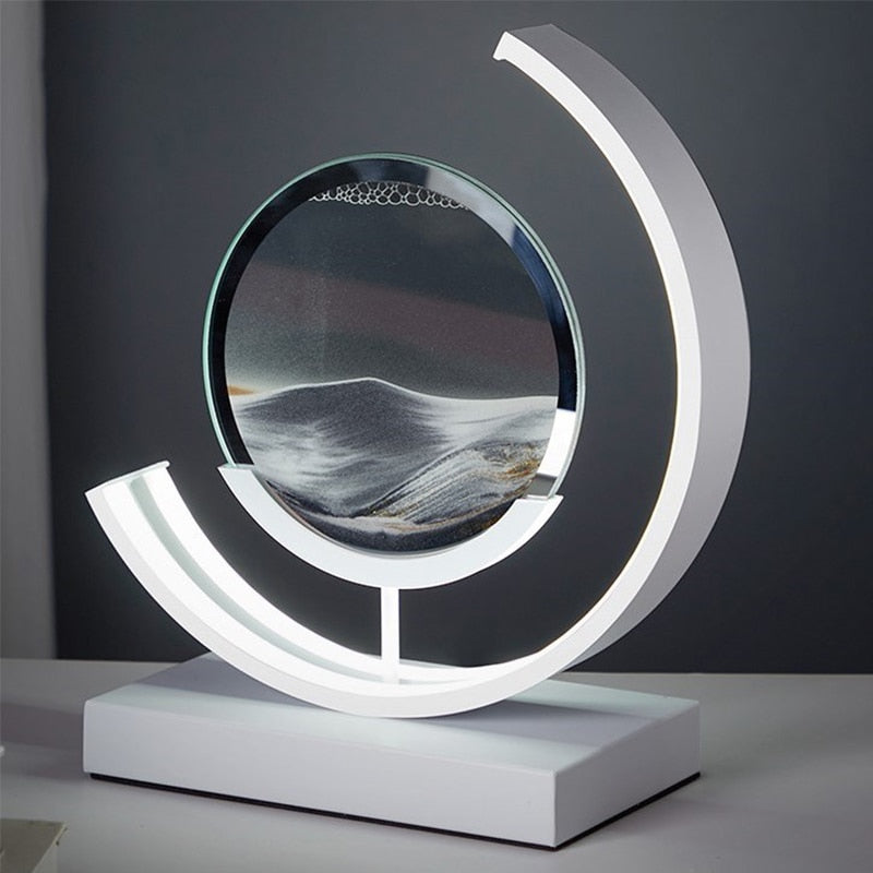 3D Sand Shell Table Lamp - Abyss-Green-Black-Nora Luxe