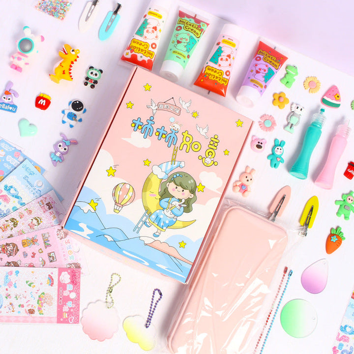 3D Sticker Design Set - StickerFun Creation Set-Set of 93 + FREE Storage Box-Nora Luxe