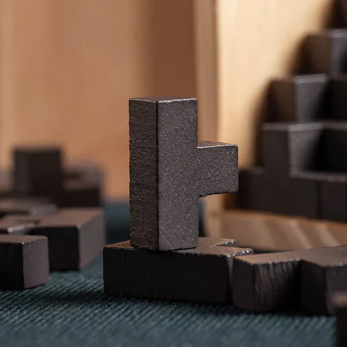 3D Wooden Brain Teaser - PuzzleMaster-Nora Luxe