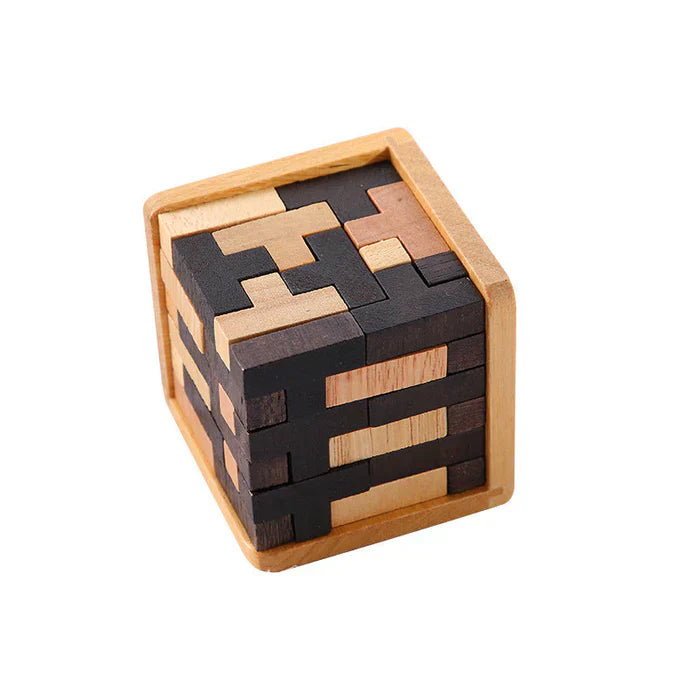 3D Wooden Brain Teaser - PuzzleMaster-Nora Luxe