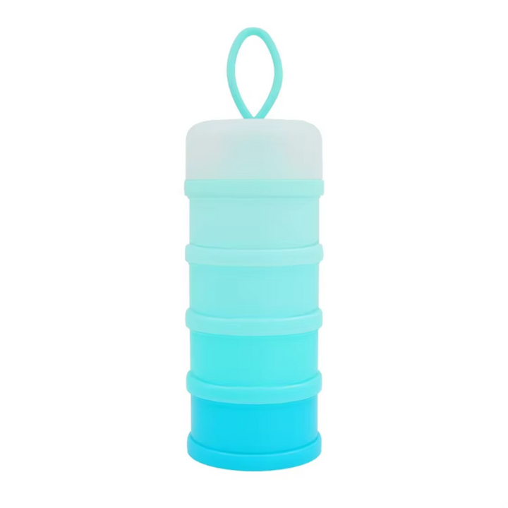 4-Compartment Stackable Portion Control Containers-Blue-Nora Luxe