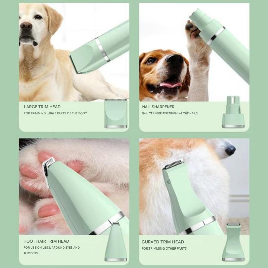 4-in-1 Pet Groomer - TrimMaster Pro-Green-Nora Luxe
