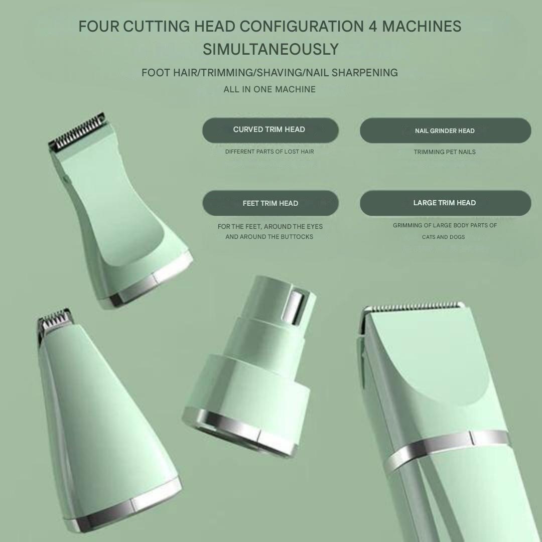 4-in-1 Pet Groomer - TrimMaster Pro-Green-Nora Luxe