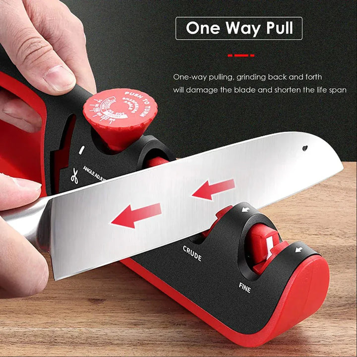 4-in-1 Professional Knife Sharpener (Buy 1 Get 1 Free) - EdgeSharp-Red-Nora Luxe