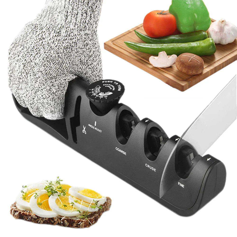 4-in-1 Professional Knife Sharpener (Buy 1 Get 1 Free) - EdgeSharp-Red-Nora Luxe