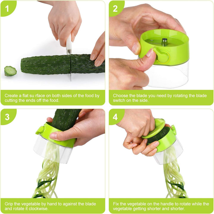 4-in-1 Zoodle Maker – Vegetable Spiralizer-Nora Luxe