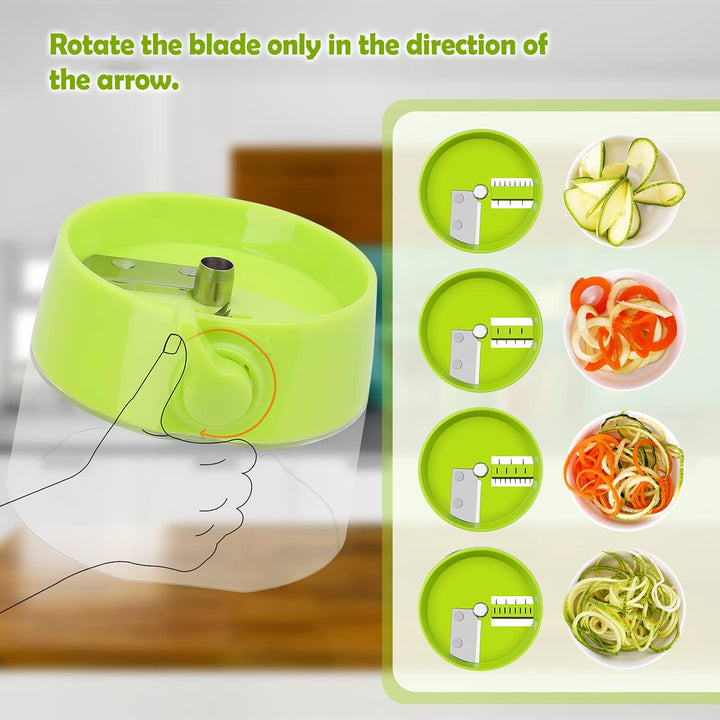 4-in-1 Zoodle Maker – Vegetable Spiralizer-Nora Luxe