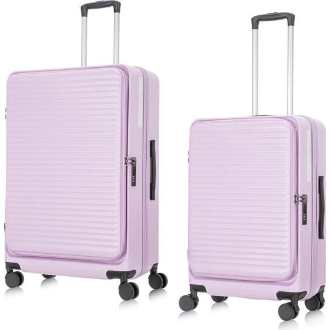2-piece hard-shell suitcase set with laptop compartment – Berlin