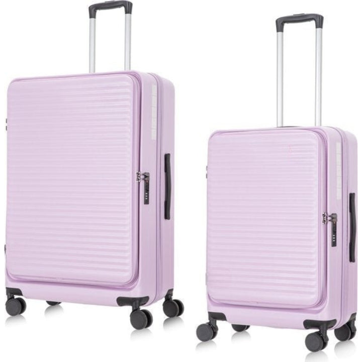 2-piece hard-shell suitcase set with laptop compartment – Berlin