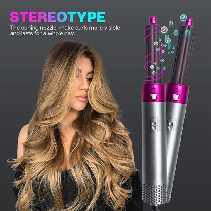5-in-1 Warm Air Hair Dryer Brush – Aurevia-Nora Luxe
