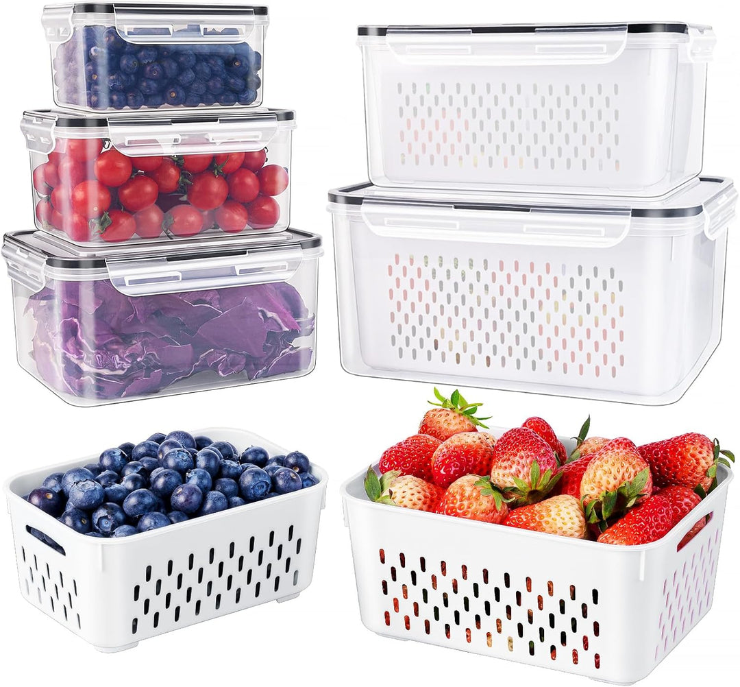 5-piece Large Food Storage Set - FreshKeeper-Nora Luxe
