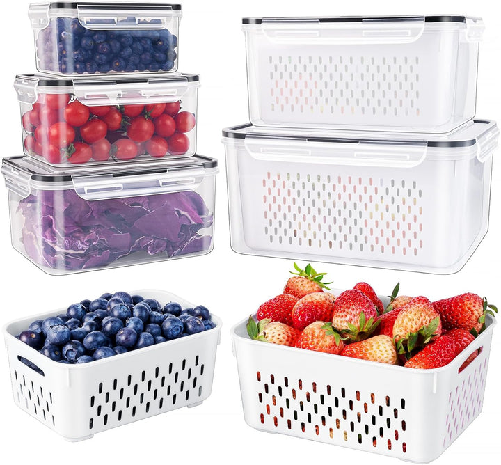 5-piece Large Food Storage Set - FreshKeeper-Nora Luxe