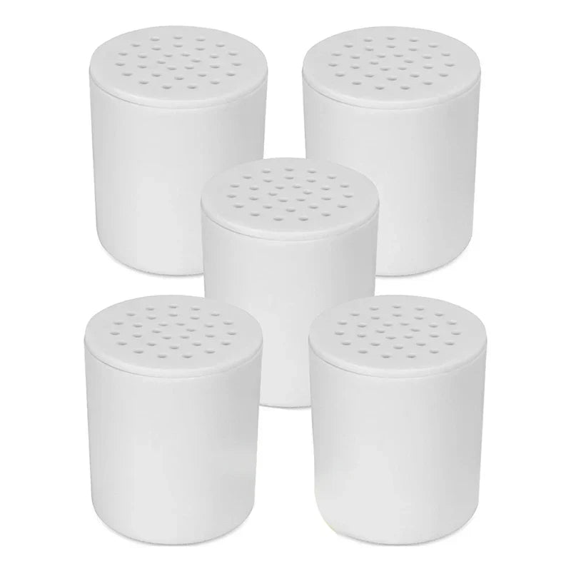 5 Shower Head Filter Refills - ClearFlow-Nora Luxe
