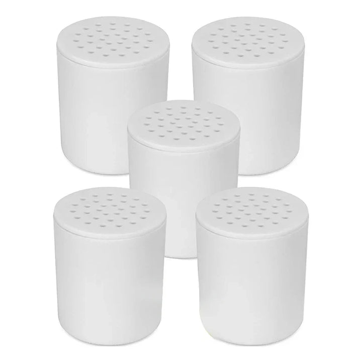 5 Shower Head Filter Refills - ClearFlow-Nora Luxe