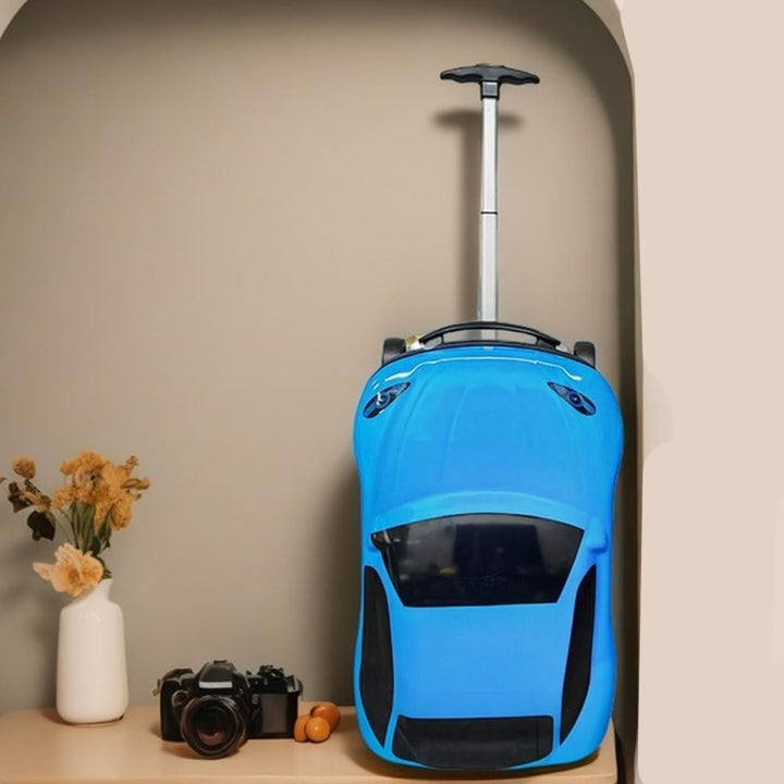 18” (45.72 cm) Kids Pull-Along Car Suitcase with Retractable Handle