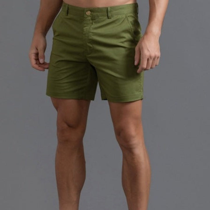 Fashionable slim-fit chino shorts for men – Emil