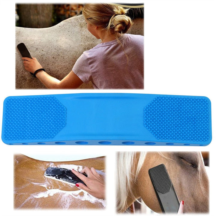 6-In-1 Horse Grooming Brush - EquiGlow-Black-Nora Luxe