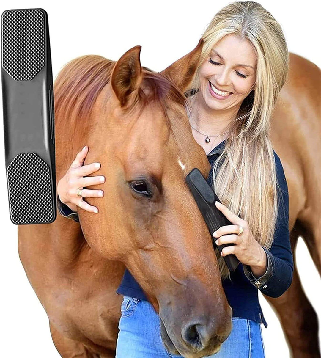 6-In-1 Horse Grooming Brush - EquiGlow-Black-Nora Luxe