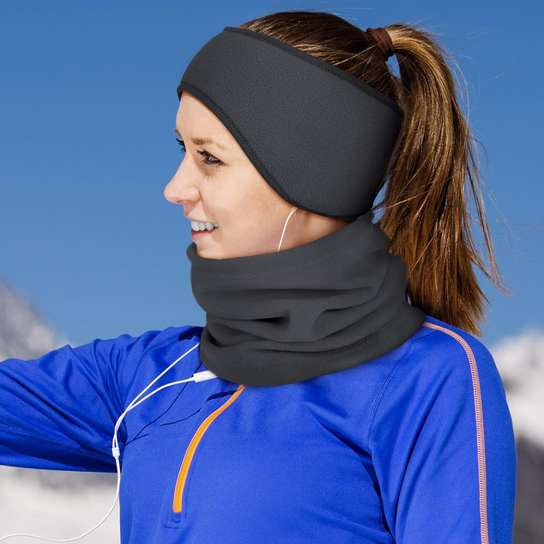 6-in-1 Winter Fleece Set - ArcticPack-Black - Gray - Navy Blue-Nora Luxe