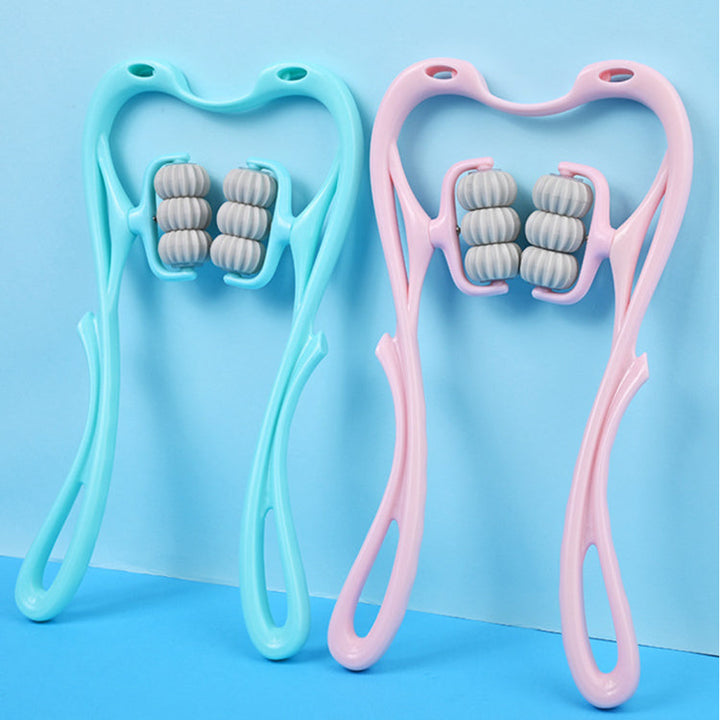 6-Wheel Neck Massager - ReliefRoller-Blue-Nora Luxe