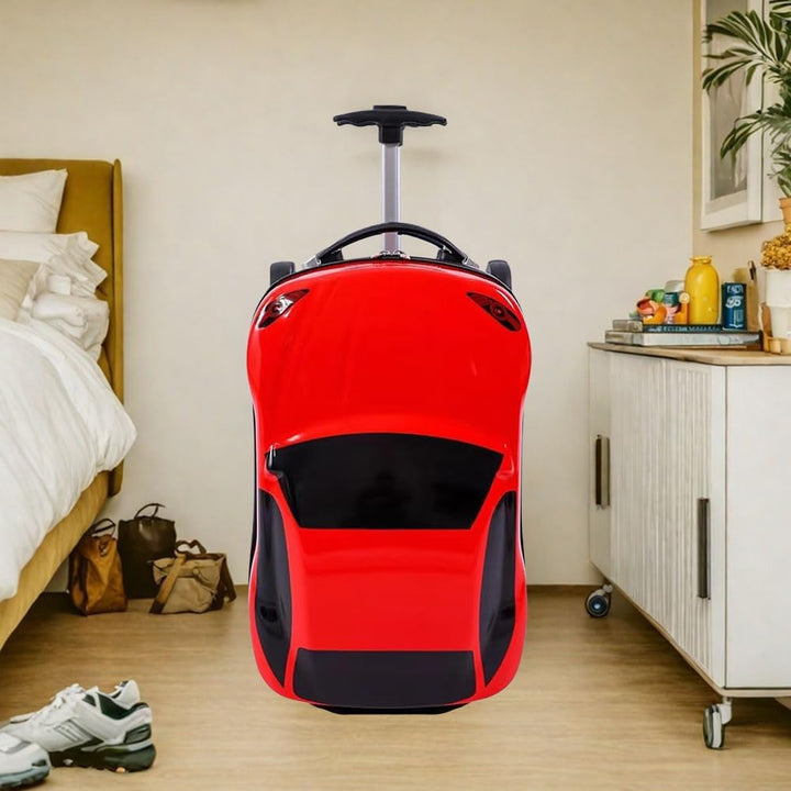 18” (45.72 cm) Kids Pull-Along Car Suitcase with Retractable Handle