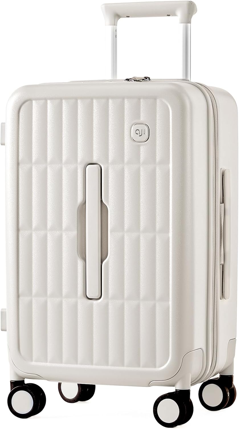 Airline-Approved 20" (50.8 cm) Carry-On Luggage with 3:7 Split & Triple-Layer PC Shell