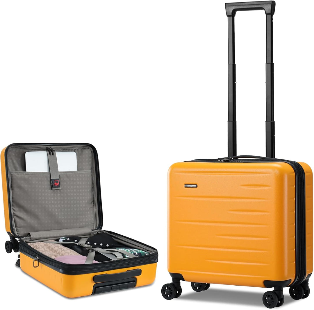Expandable Hard Shell Carry-On with Front Pocket & TSA Lock