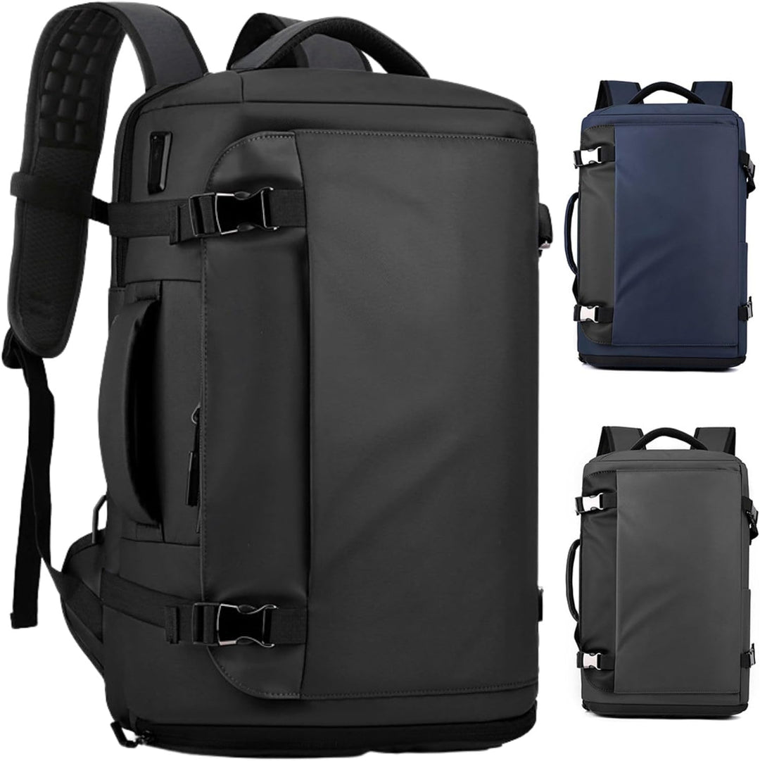 15” (38.1 cm)Waterproof Laptop Backpack with Side-Open Design & USB-C Port – TrekPro Series