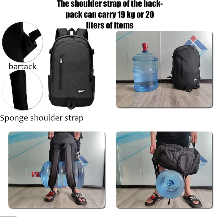 Slim 15.6" (39.62 cm) Travel & Work Laptop Backpack with Organiser Pockets