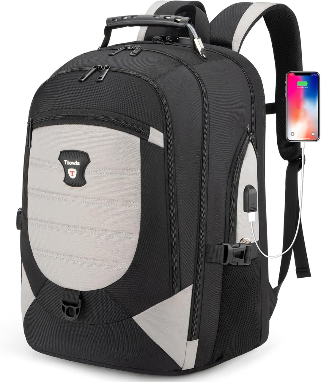 Water-Resistant Anti-Theft Laptop & Travel Backpack with USB Port – 17.3" (43.94 cm)