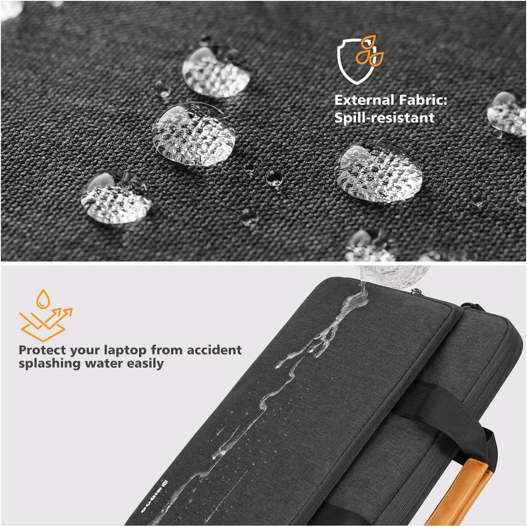 Water-Resistant Laptop Shoulder Bag with 360° Protective Padding – Buy 1, Take 1 FREE
