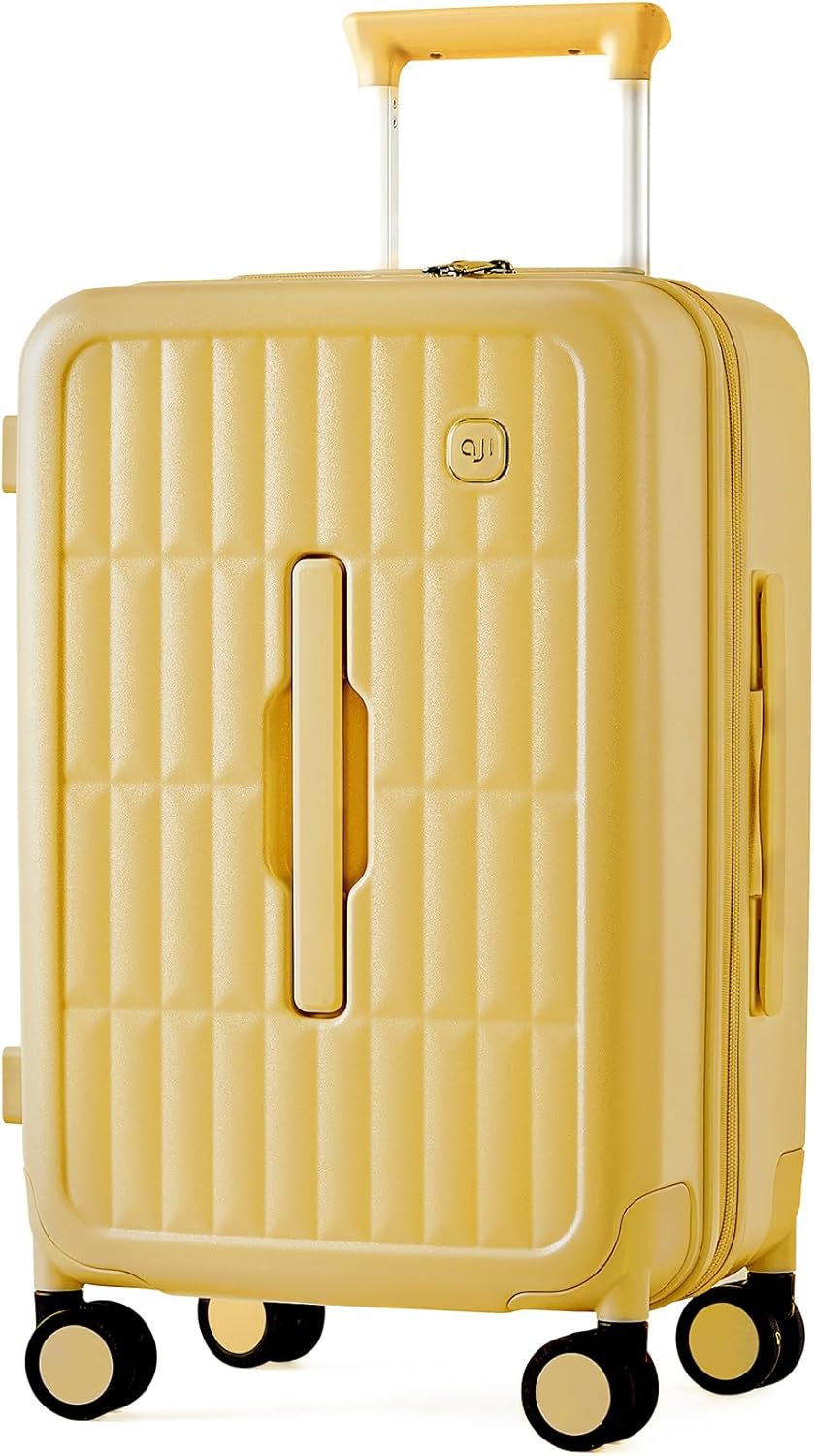 Airline-Approved 20" (50.8 cm) Carry-On Luggage with 3:7 Split & Triple-Layer PC Shell