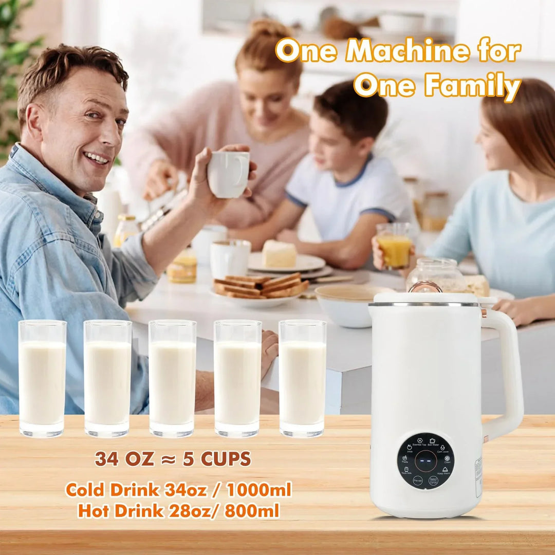 8-in-1 Nut Milk Maker (33.8 fl oz) - NutriBlend-Nora Luxe