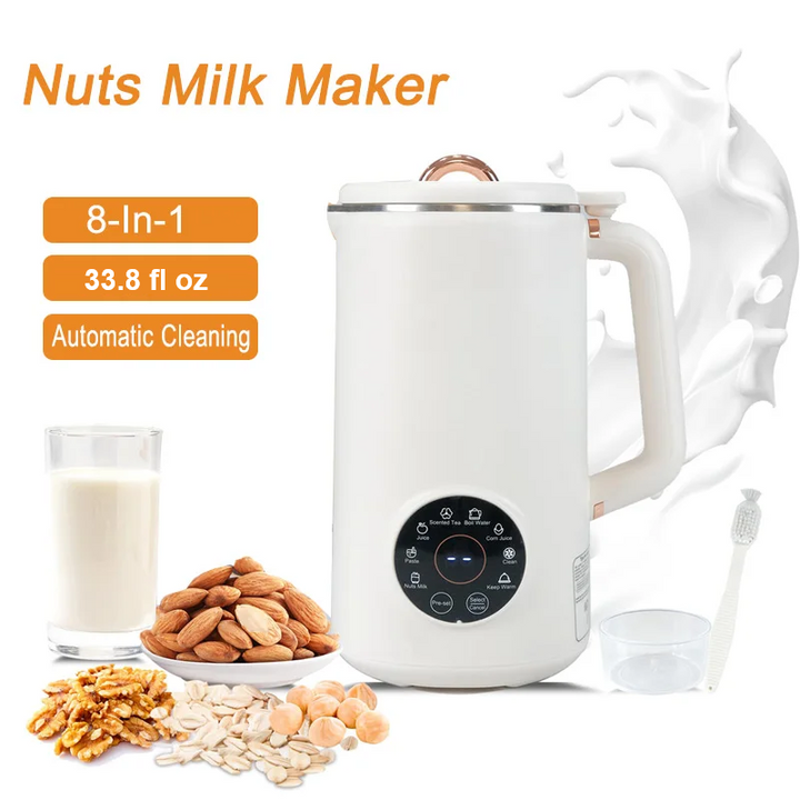 8-in-1 Nut Milk Maker (33.8 fl oz) - NutriBlend-Nora Luxe