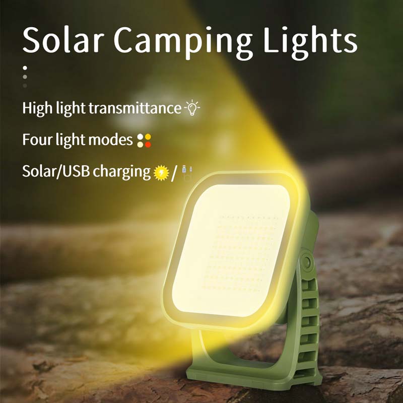 80W LED SOLAR-CHARGED CAMPING LAMP WITH MAGNET AND ZOOM FUNCTION-LY02S Solar energy-Nora Luxe