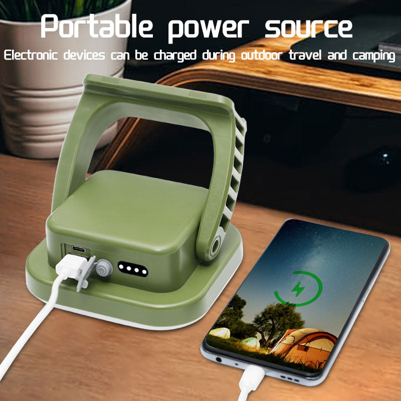 80W LED SOLAR-CHARGED CAMPING LAMP WITH MAGNET AND ZOOM FUNCTION-LY02S Solar energy-Nora Luxe