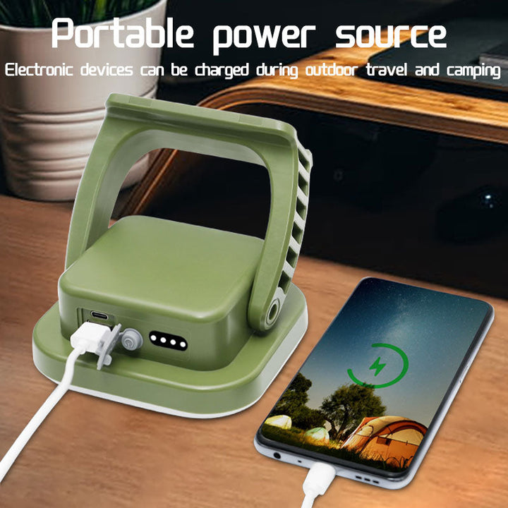 80W LED SOLAR-CHARGED CAMPING LAMP WITH MAGNET AND ZOOM FUNCTION-LY02S Solar energy-Nora Luxe