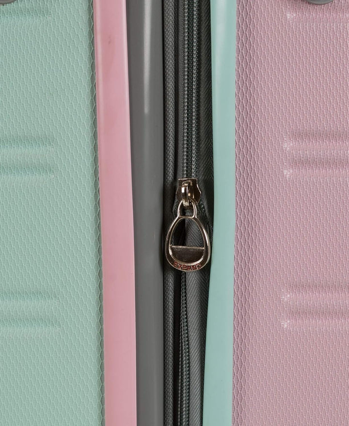 Lightweight Expandable Hardside Carry-On with Double Spinner Wheels – Cotton Candy