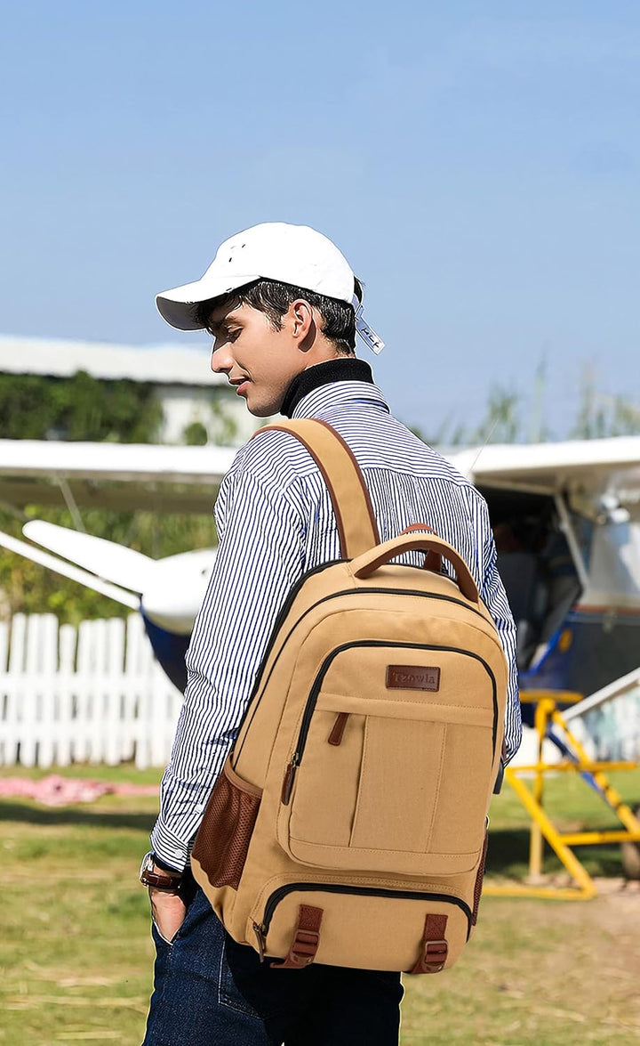 AA OUT OF STOCK Anti-Theft Canvas Laptop & Travel Backpack with USB Port – Fits up to 17.3" (43.94 cm)